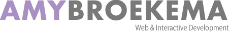 Amy Broekema Web and Interactive Development